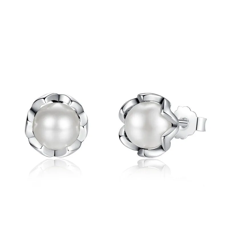 100% 925 Sterling Silver Various Classic Stud Earrings