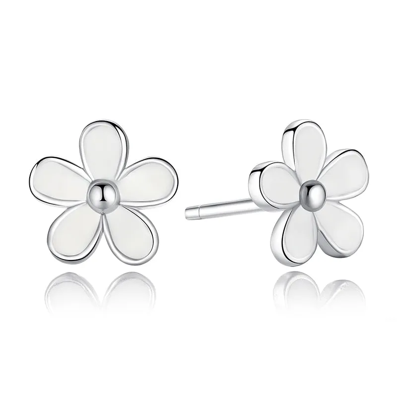 100% 925 Sterling Silver Various Classic Stud Earrings