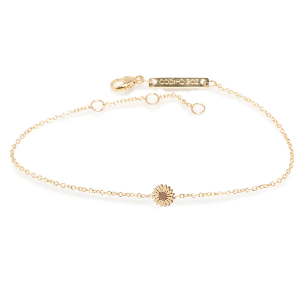 14k Itty Bitty Flower Bracelet