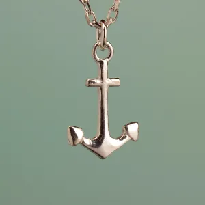 Anchor Necklace - Sterling Silver