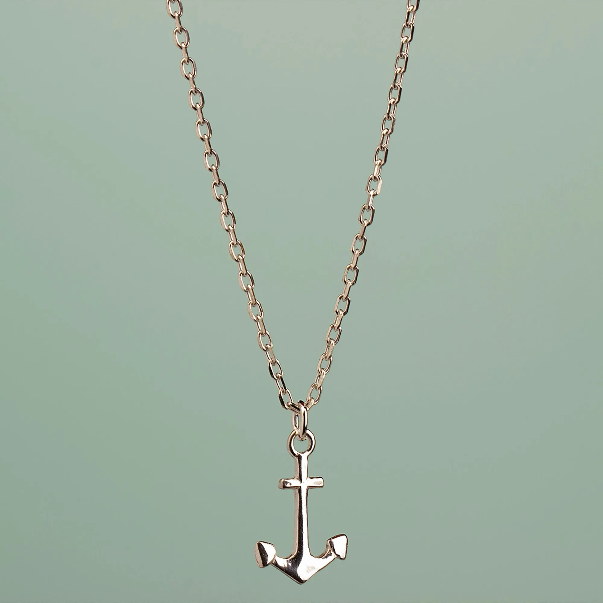 Anchor Necklace - Sterling Silver