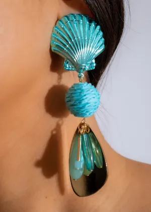 At Sea Earrings Blue