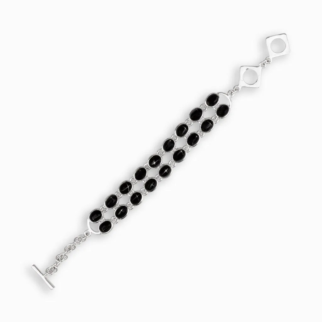 Black Star Diopside Bracelet