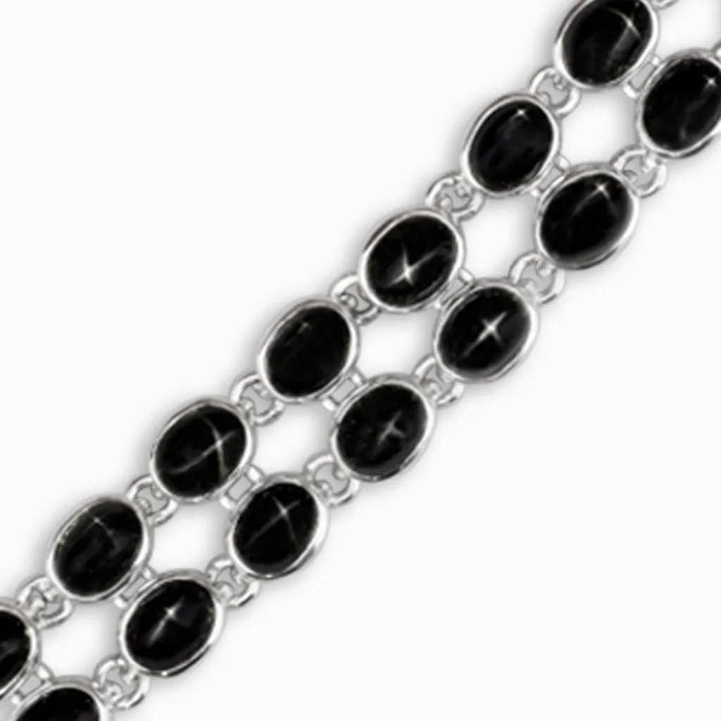 Black Star Diopside Bracelet