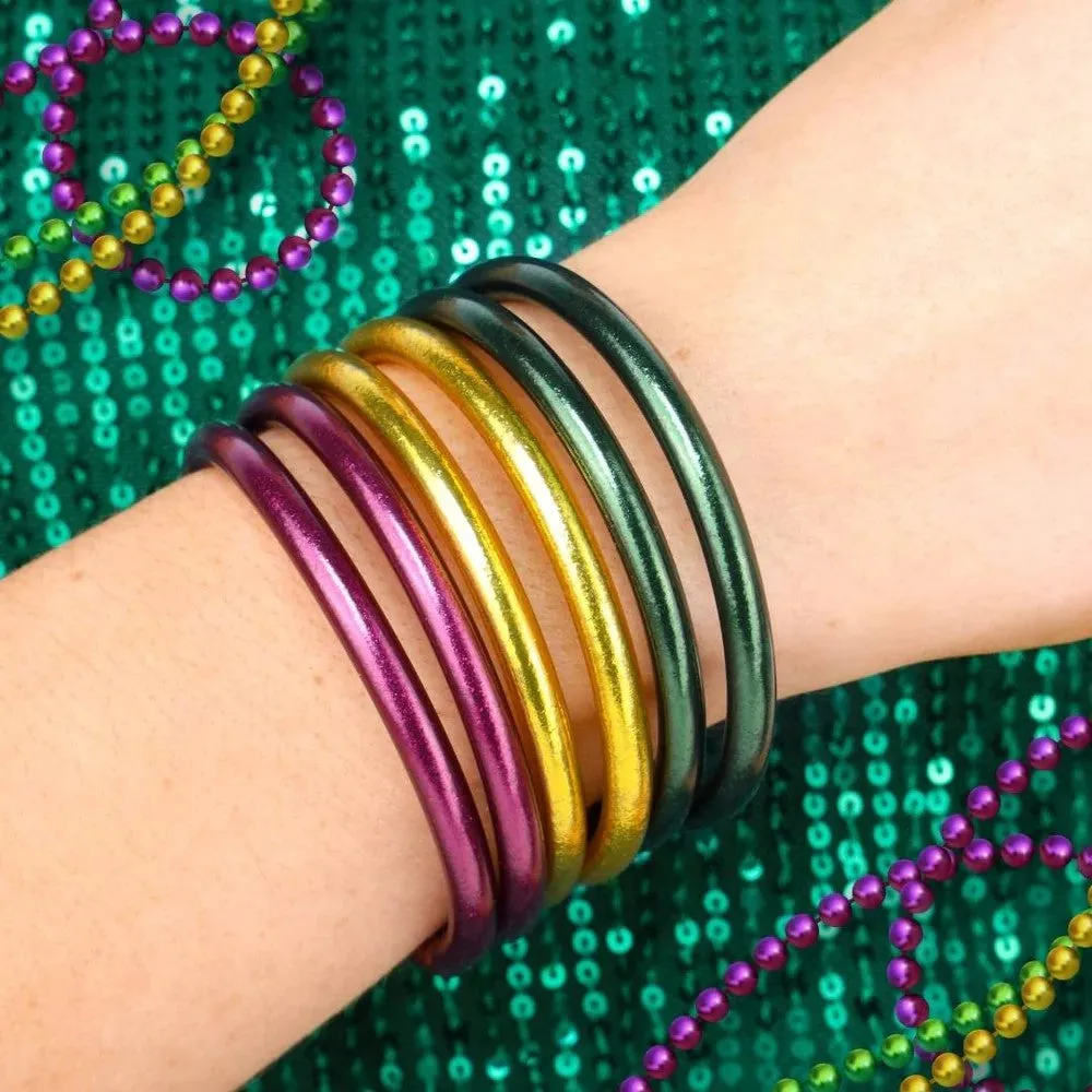 BuDhaGirl | Set of Six | Mardis Gras All Weather Bangles