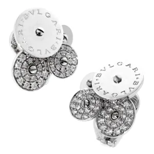 Bulgari Cicladi Diamond White Gold Earrings