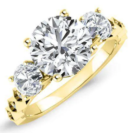 Calix - GIA Natural Round Diamond Engagement Ring