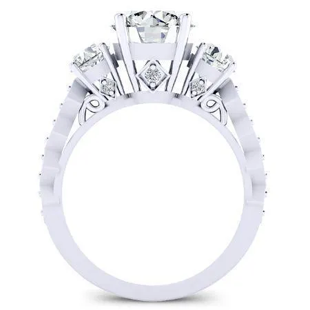 Calix - GIA Natural Round Diamond Engagement Ring