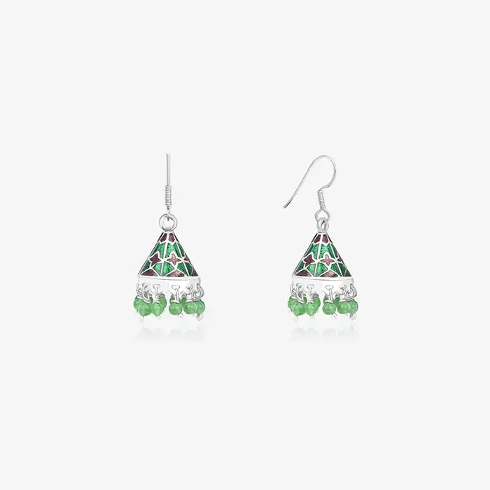 Delight Green Jhumka