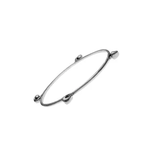 Elements Water Sterling Silver Bangle