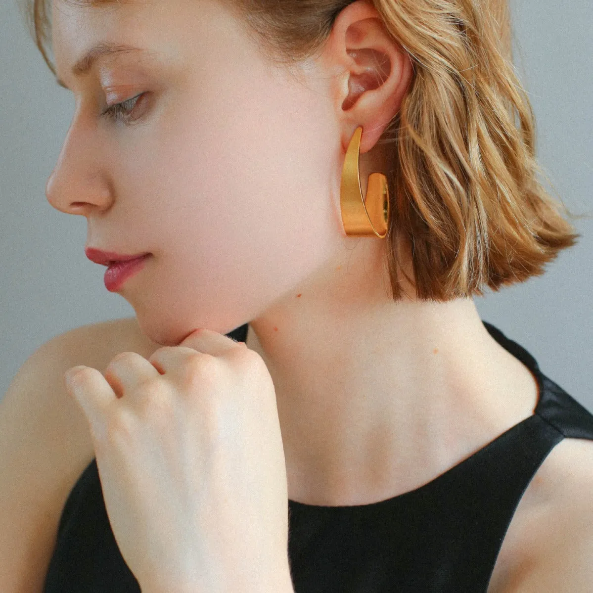 Exaggerated Geometric Earrings