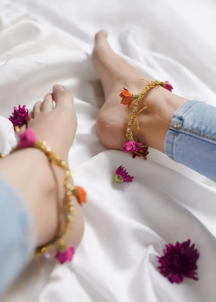 Floral Anklet