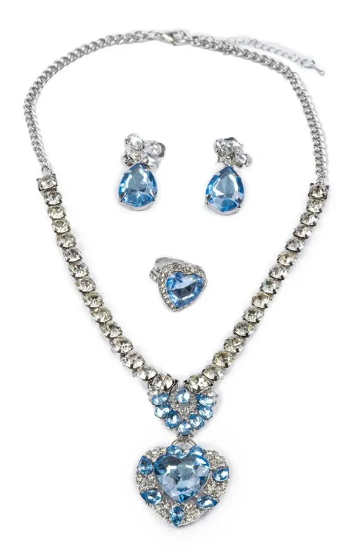 Great Pretenders- The Marilyn Set in Blue/Silver