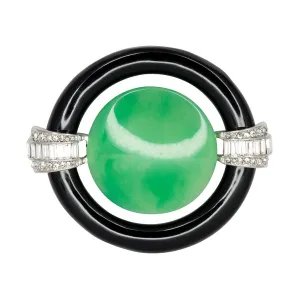 Jade Center Deco Pin