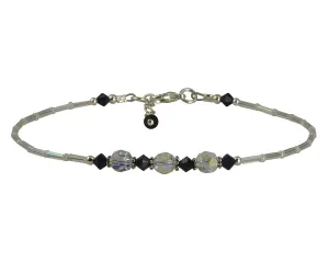 Kismet - Something Dark Blue Crystal Wedding Anklet