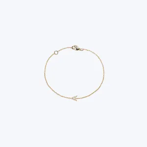 Love Letter Pavé Initial Bracelet