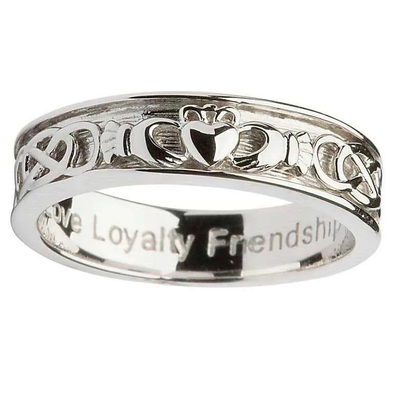 Men's Claddagh Eternity Ring