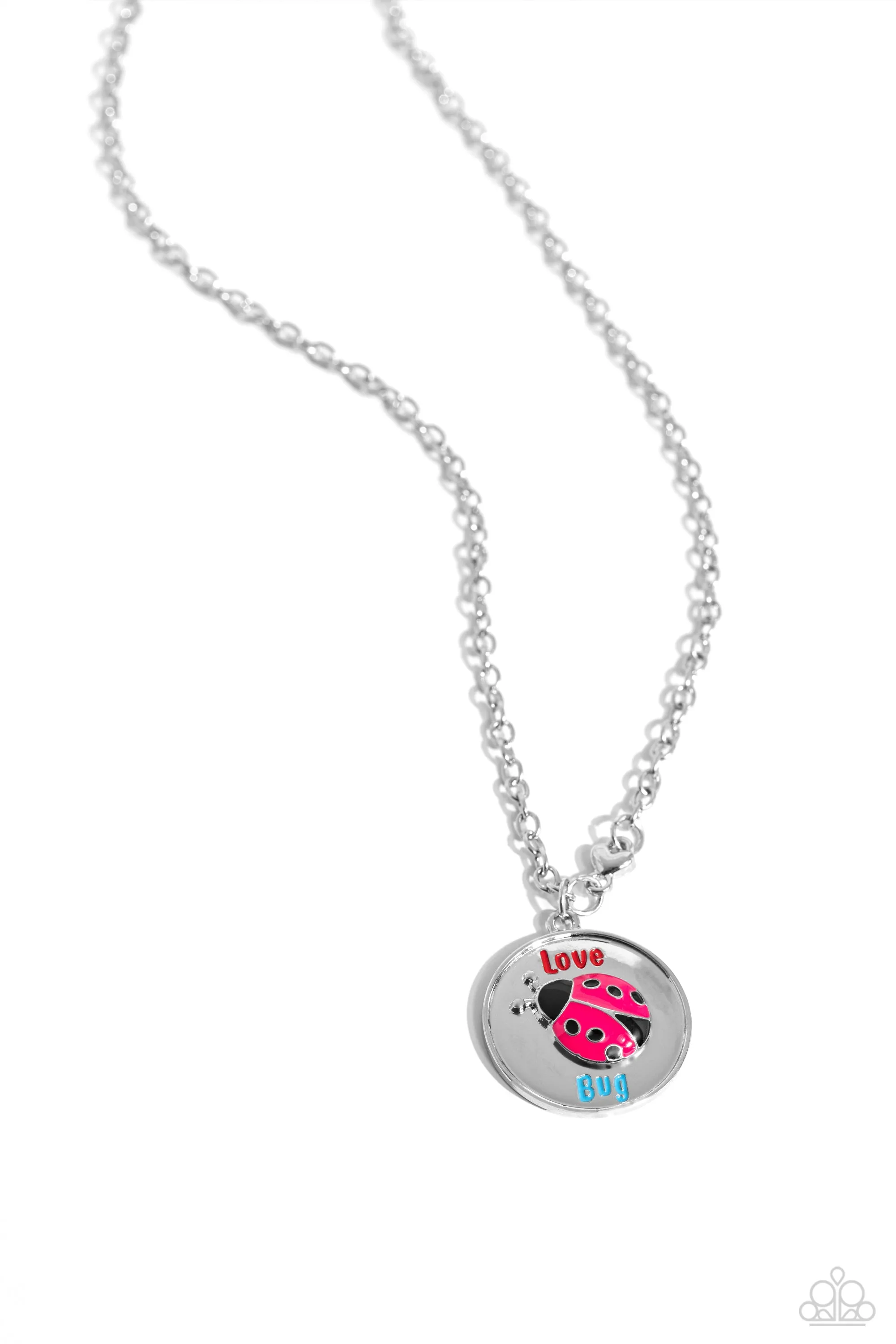 Necklaces Lively Love Bug - Red N2089