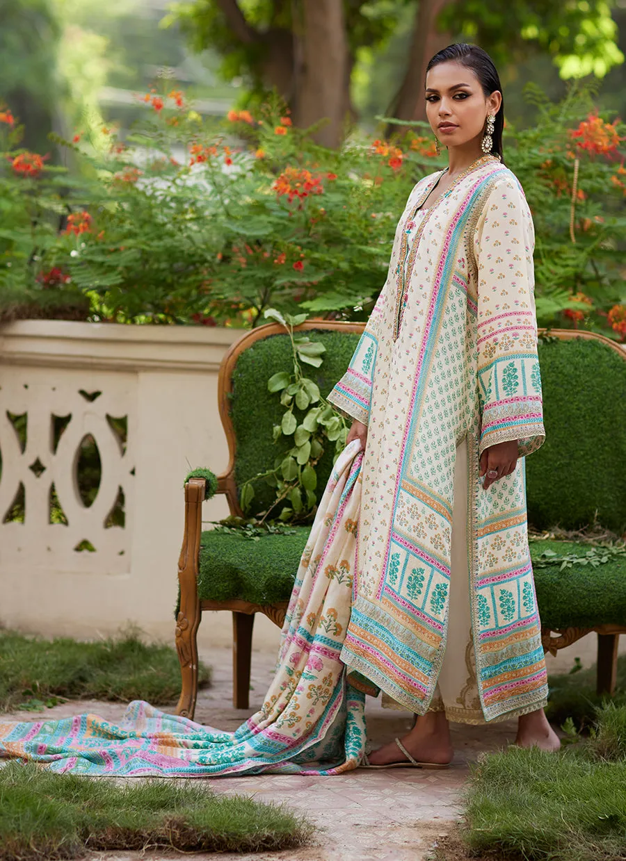 Nural Ivory Kurta And Dupatta