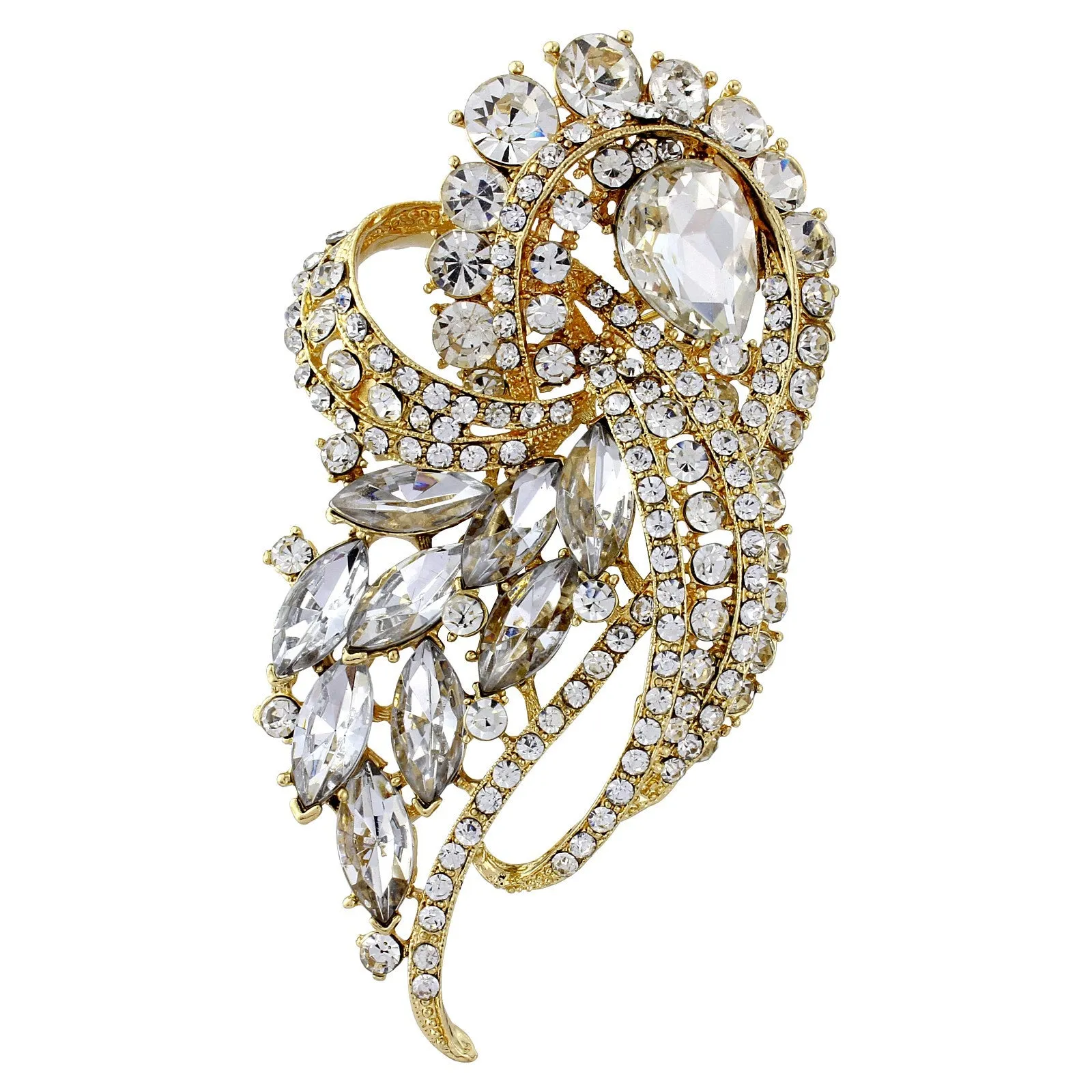 Nyla Crystal Brooch