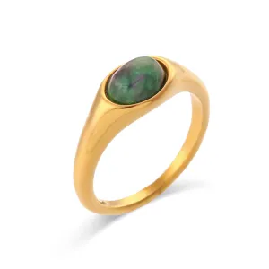 Oval Stone Ring