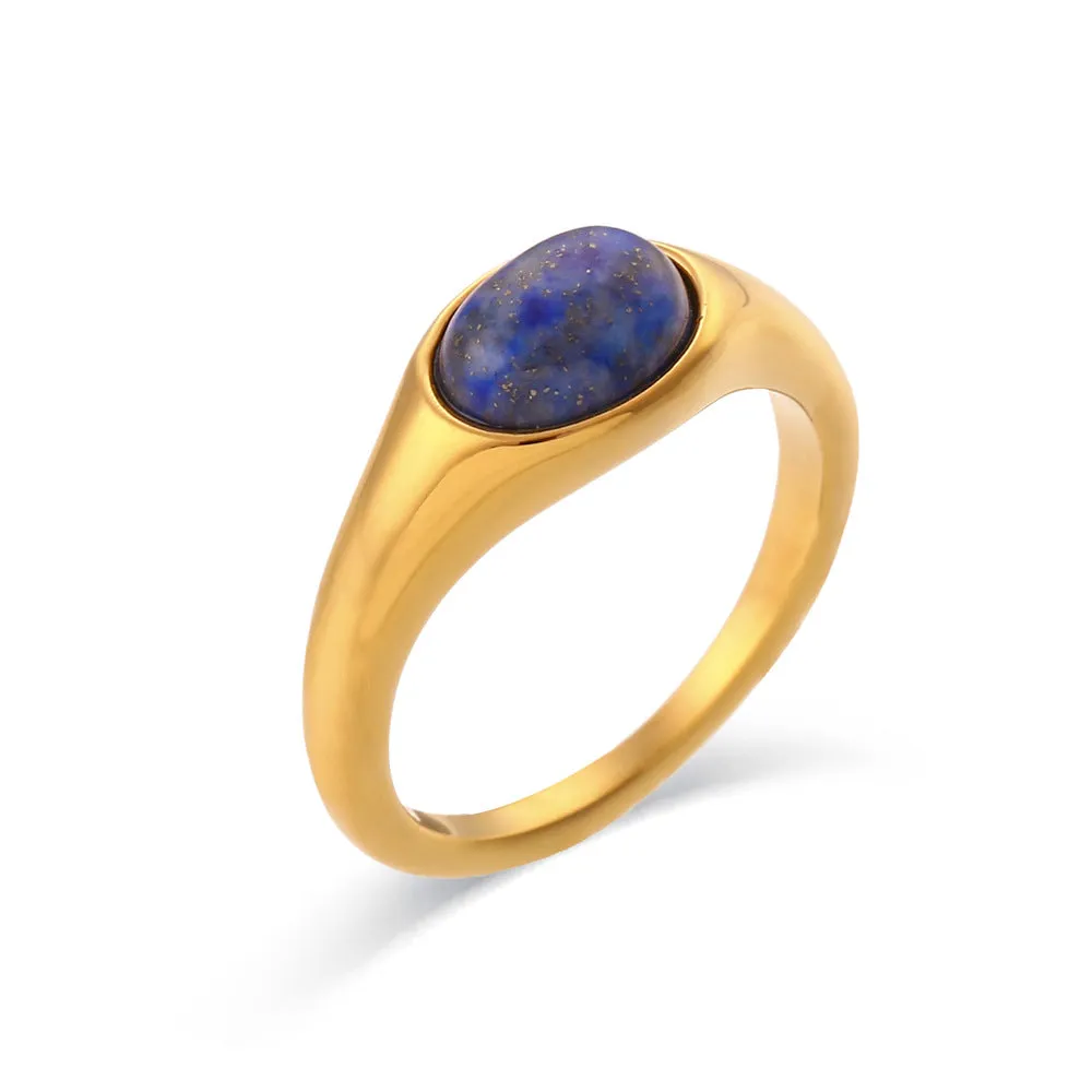 Oval Stone Ring