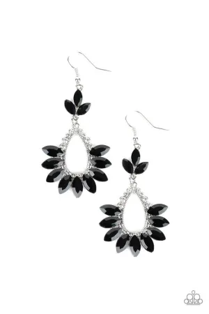 Paparazzi Earring ~ Extra Exquisite - Black