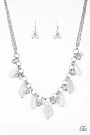 Paparazzi Necklace ~ Grand Canyon Grotto - White