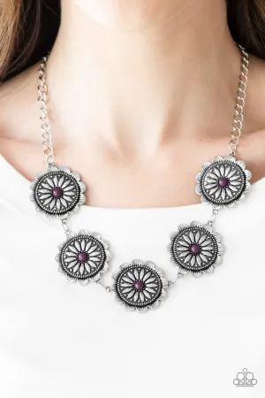 Paparazzi Necklace ~ Me-dallions, Myself, and I - Purple