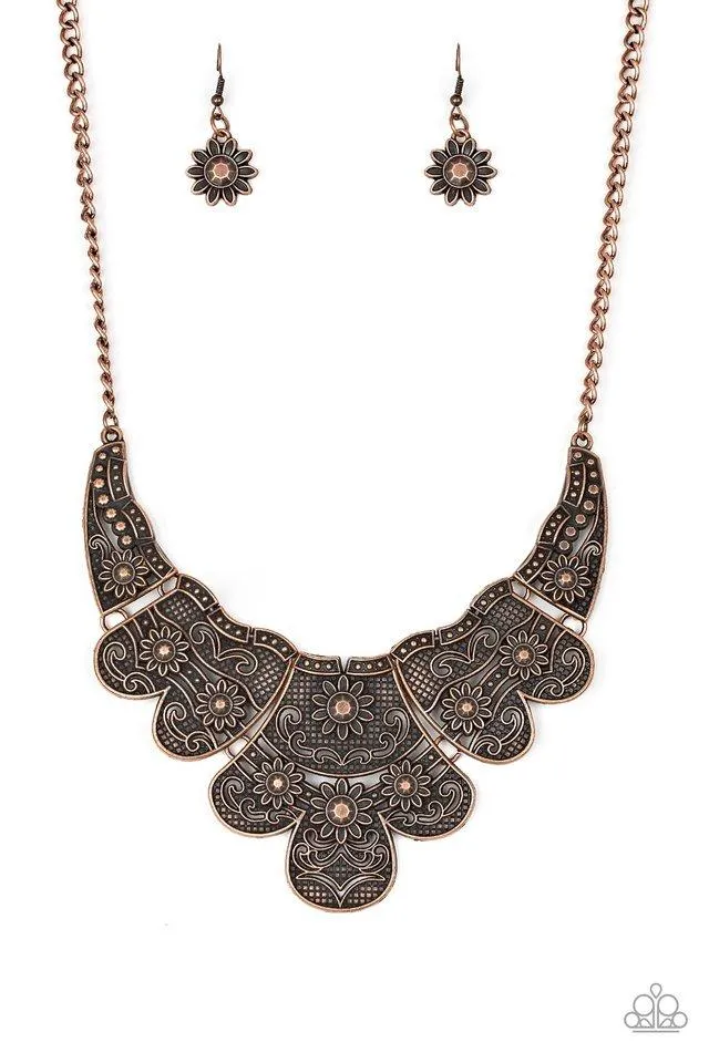 Paparazzi Necklace ~ Mess With The Bull - Copper