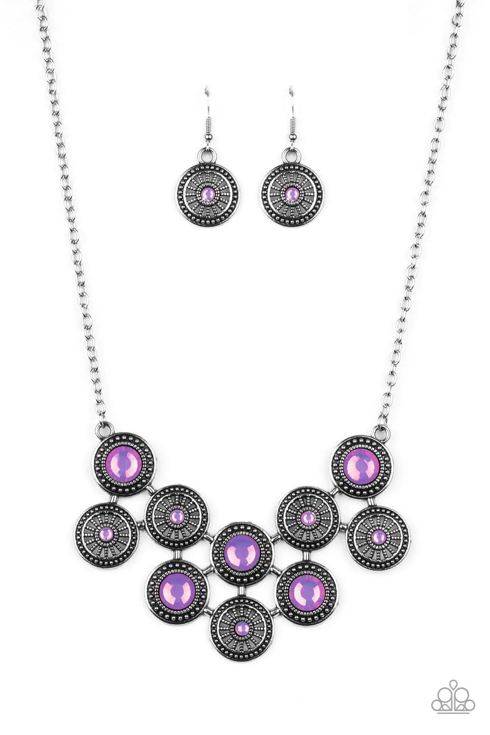 Paparazzi Necklace ~ Whats Your Star Sign? - Purple