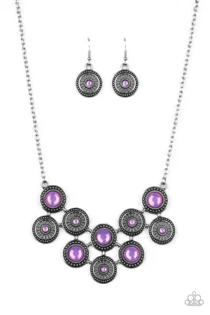 Paparazzi Necklace ~ Whats Your Star Sign? - Purple