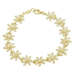 Pavé Tiare Gardenia Bracelet