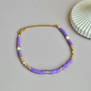 Purple Anklet