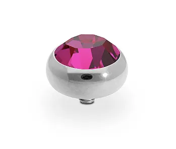 Qudo Silver Birthstone Sesto 10mm Top