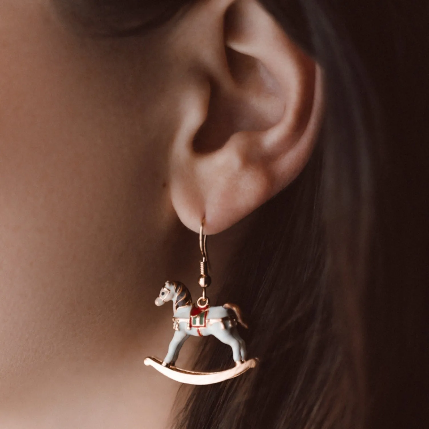 Rocking Horse Drop Earrings