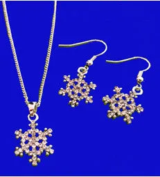 Snowflake Necklace Nautical