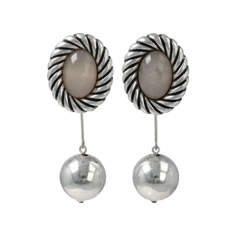 Swingy Ball Two Way Earrings