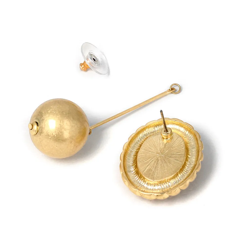 Swingy Ball Two Way Earrings