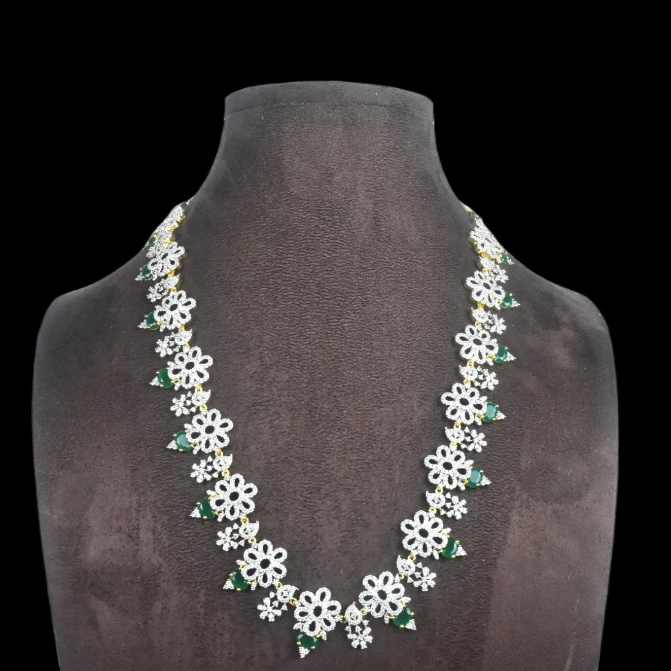 The Gj Polish American Diamond Necklace That Steals the Show