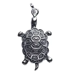 Tortoise Silver Pendant