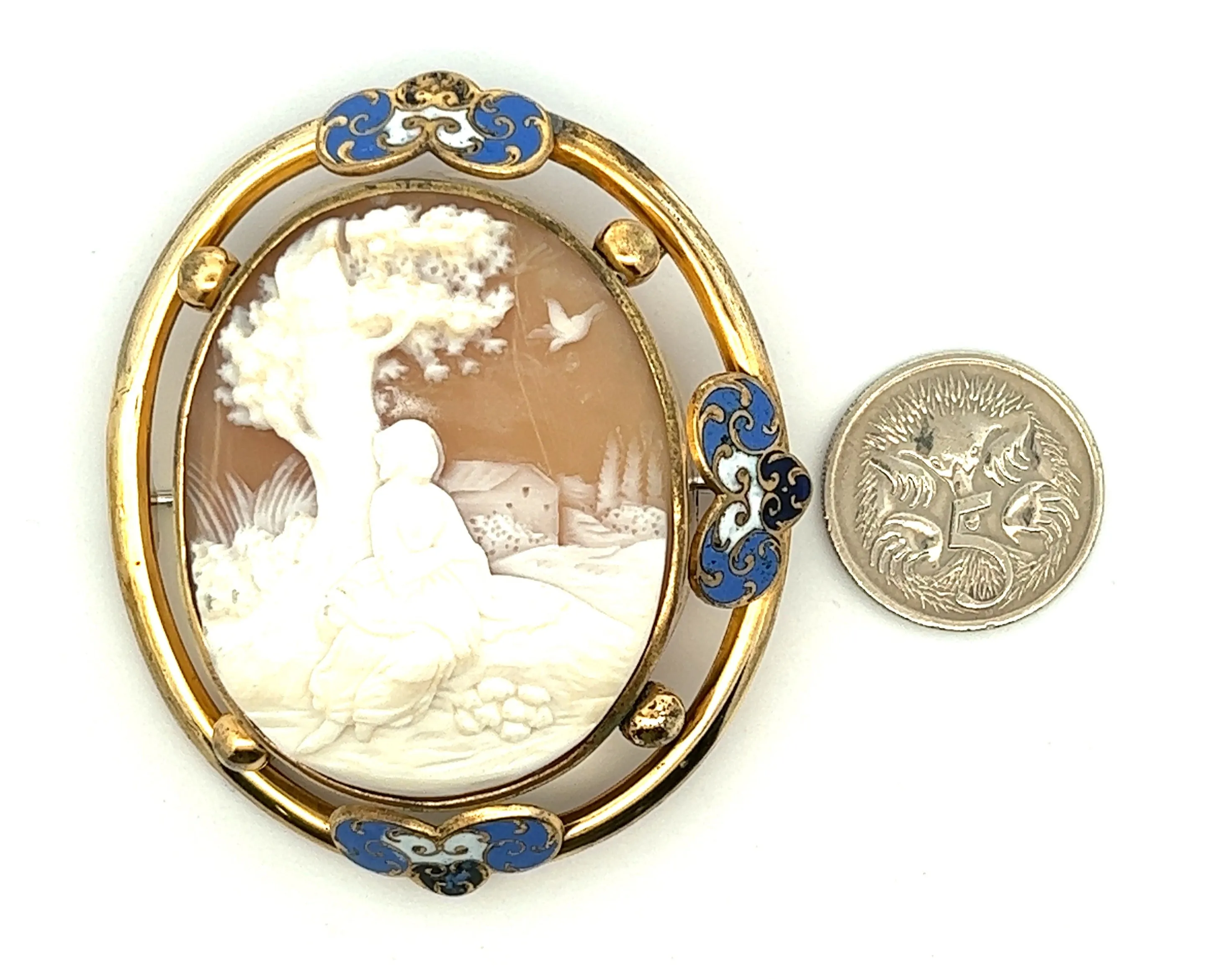 Vintage Cameo Brooch