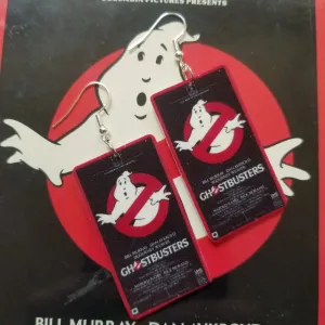 Who Ya Gonna Call? VHS Cover EARRINGS