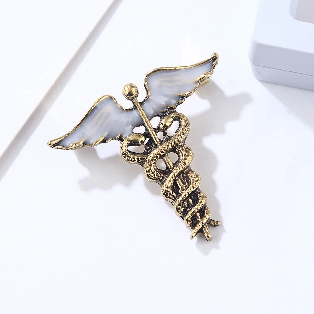 XSB009 - Vintage Wings Brooch